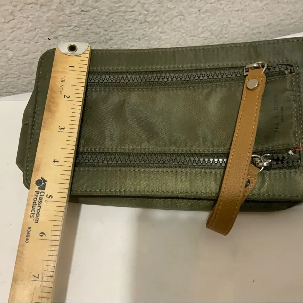 New rag & bone olive Green toiletry bag